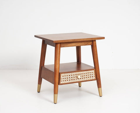 vanta solid wood side and end table