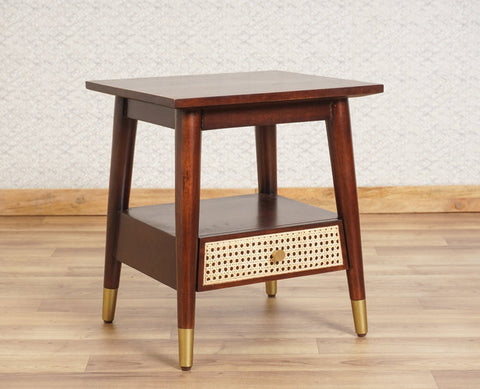 vanta solid wood side and end table